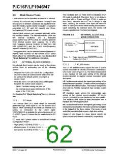 浏览型号PIC16LF1947-E/MR的Datasheet PDF文件第62页