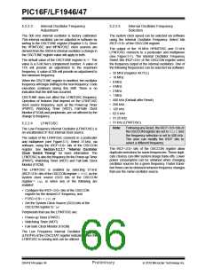 浏览型号PIC16LF1947-E/MR的Datasheet PDF文件第66页
