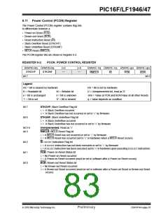 浏览型号PIC16LF1947-E/MR的Datasheet PDF文件第83页