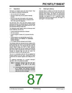 浏览型号PIC16LF1947-E/MR的Datasheet PDF文件第87页