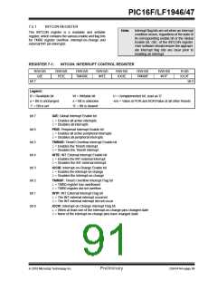 浏览型号PIC16LF1947-E/MR的Datasheet PDF文件第91页