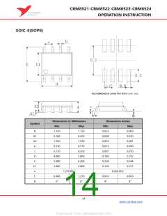 浏览型号CBM8524AS14的Datasheet PDF文件第14页