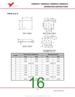 浏览型号CBM8524AS14的Datasheet PDF文件第16页