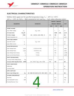 浏览型号CBM8524AS14的Datasheet PDF文件第4页