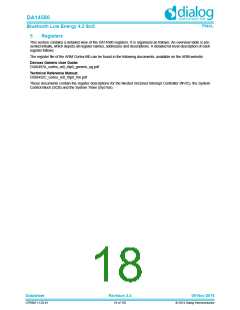 浏览型号DA14580-01PxAT2的Datasheet PDF文件第18页