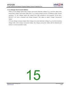浏览型号HY2120-BB的Datasheet PDF文件第15页
