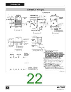 浏览型号LNK6XX3KV的Datasheet PDF文件第22页