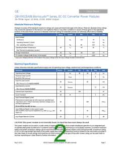 浏览型号QBVW025A0B641HZ的Datasheet PDF文件第2页
