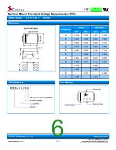 浏览型号SMDJ14A的Datasheet PDF文件第6页