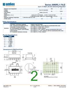 浏览型号AMSRL1-7805JZ的Datasheet PDF文件第2页
