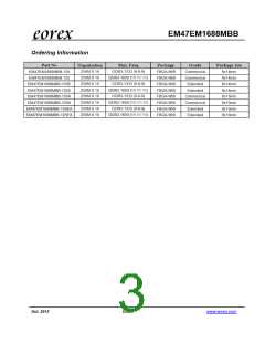 浏览型号EM47EM1688MBB-125EA的Datasheet PDF文件第3页