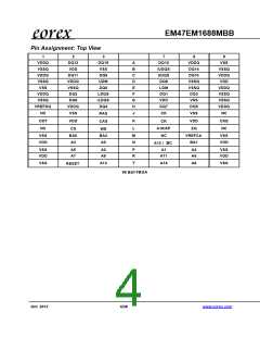 浏览型号EM47EM1688MBB-125EA的Datasheet PDF文件第4页