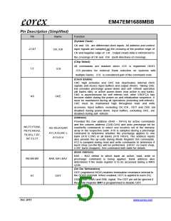 浏览型号EM47EM1688MBB-125的Datasheet PDF文件第5页