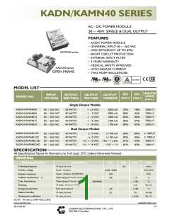 浏览型号KADN/KAMN4015D的Datasheet PDF文件第1页