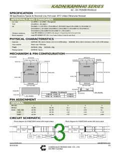 浏览型号KADN/KAMN4015D的Datasheet PDF文件第3页