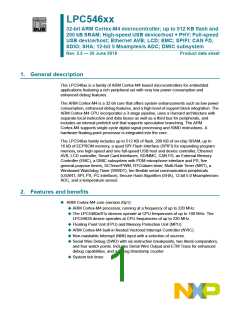 浏览型号LPC54616J512BD100的Datasheet PDF文件第1页