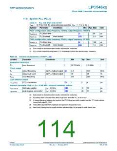 浏览型号LPC54616J512BD100的Datasheet PDF文件第114页