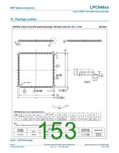 浏览型号LPC54616J512BD100的Datasheet PDF文件第153页