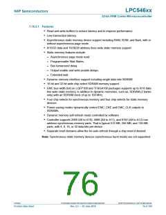 浏览型号LPC54616J512BD100的Datasheet PDF文件第76页