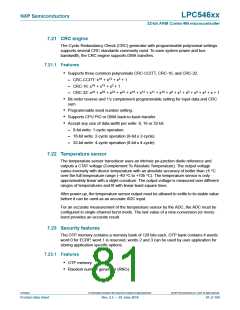 浏览型号LPC54616J512BD100的Datasheet PDF文件第81页