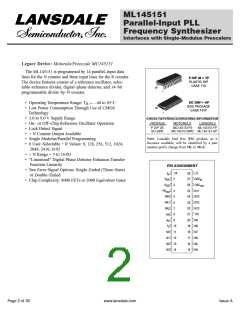浏览型号ML145156-6P的Datasheet PDF文件第2页