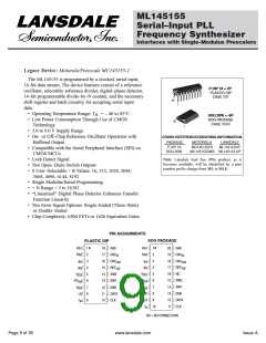 浏览型号ML145156-6P的Datasheet PDF文件第9页