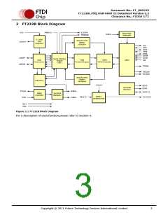 浏览型号FT232BL-TRAY的Datasheet PDF文件第3页