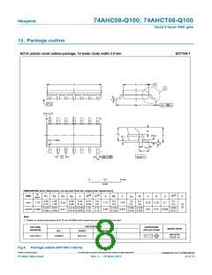 浏览型号74AHC08PW-Q100的Datasheet PDF文件第8页