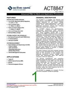 浏览型号ACT8847_14的Datasheet PDF文件第1页