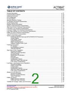 浏览型号ACT8847_14的Datasheet PDF文件第2页