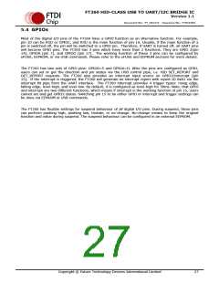 浏览型号FT260Q-R的Datasheet PDF文件第27页
