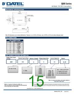 浏览型号QBR101S28-2.1的Datasheet PDF文件第15页
