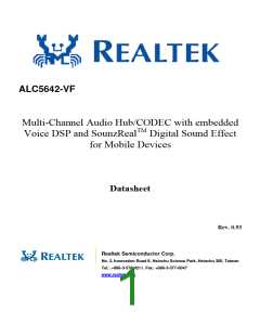 浏览型号ALC5642R-VF-CGT的Datasheet PDF文件第1页
