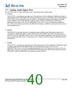 浏览型号ALC5642R-VF-CGT的Datasheet PDF文件第40页