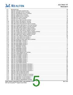 浏览型号ALC5642R-VF-CGT的Datasheet PDF文件第5页