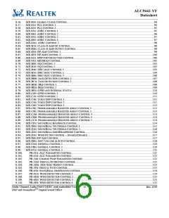 浏览型号ALC5642R-VF-CGT的Datasheet PDF文件第6页