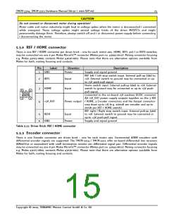 浏览型号TMCM-3314的Datasheet PDF文件第15页