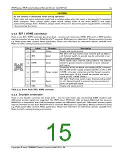 浏览型号TMCM-3315-CoE的Datasheet PDF文件第15页