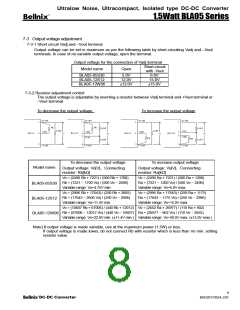 浏览型号BLA05-05S30的Datasheet PDF文件第8页