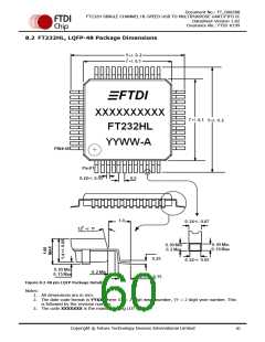 浏览型号FT232HQ-xxxx的Datasheet PDF文件第60页