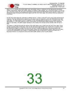 浏览型号FT232HL-TRAY的Datasheet PDF文件第33页