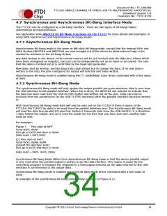浏览型号FT232HL-TRAY的Datasheet PDF文件第34页