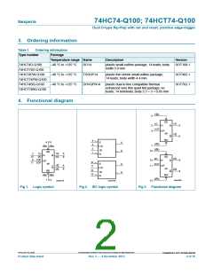 浏览型号74HC74-Q100的Datasheet PDF文件第2页
