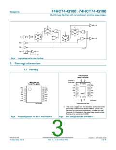 浏览型号74HC74-Q100的Datasheet PDF文件第3页