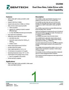 浏览型号GS2988-INTE3Z的Datasheet PDF文件第1页