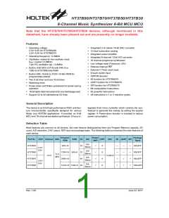 浏览型号HT37B30的Datasheet PDF文件第1页