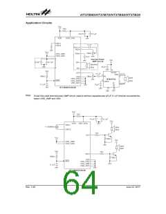 浏览型号HT37B90的Datasheet PDF文件第64页