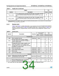 浏览型号SPC560P40L3的Datasheet PDF文件第34页