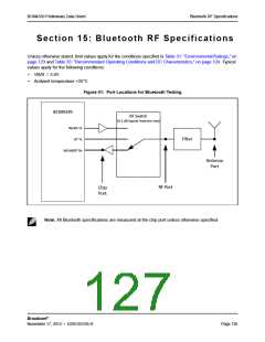 浏览型号BCM4339XKWBGT的Datasheet PDF文件第127页