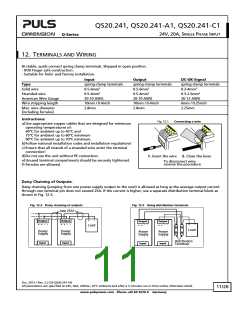 浏览型号QS20.241-C1的Datasheet PDF文件第11页
